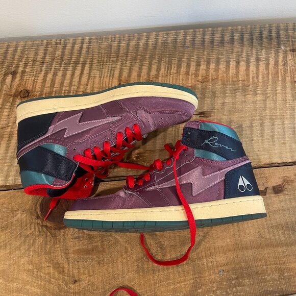 Air Kiy Moose Knuckle "Purple Edition" Mens Size 9.5 - Picture 7 of 12